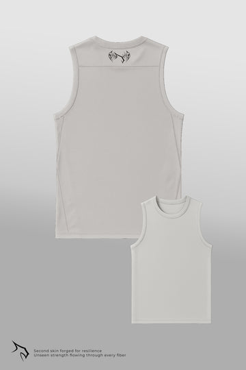 Voidskin Sleeveless Compression - Off White Sphinx Fit