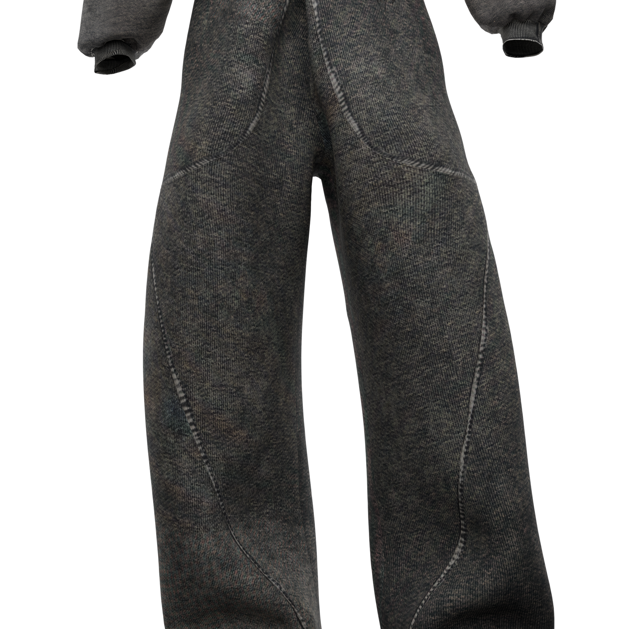 VOID Uncuffed Sweatpants [Ash Gray]