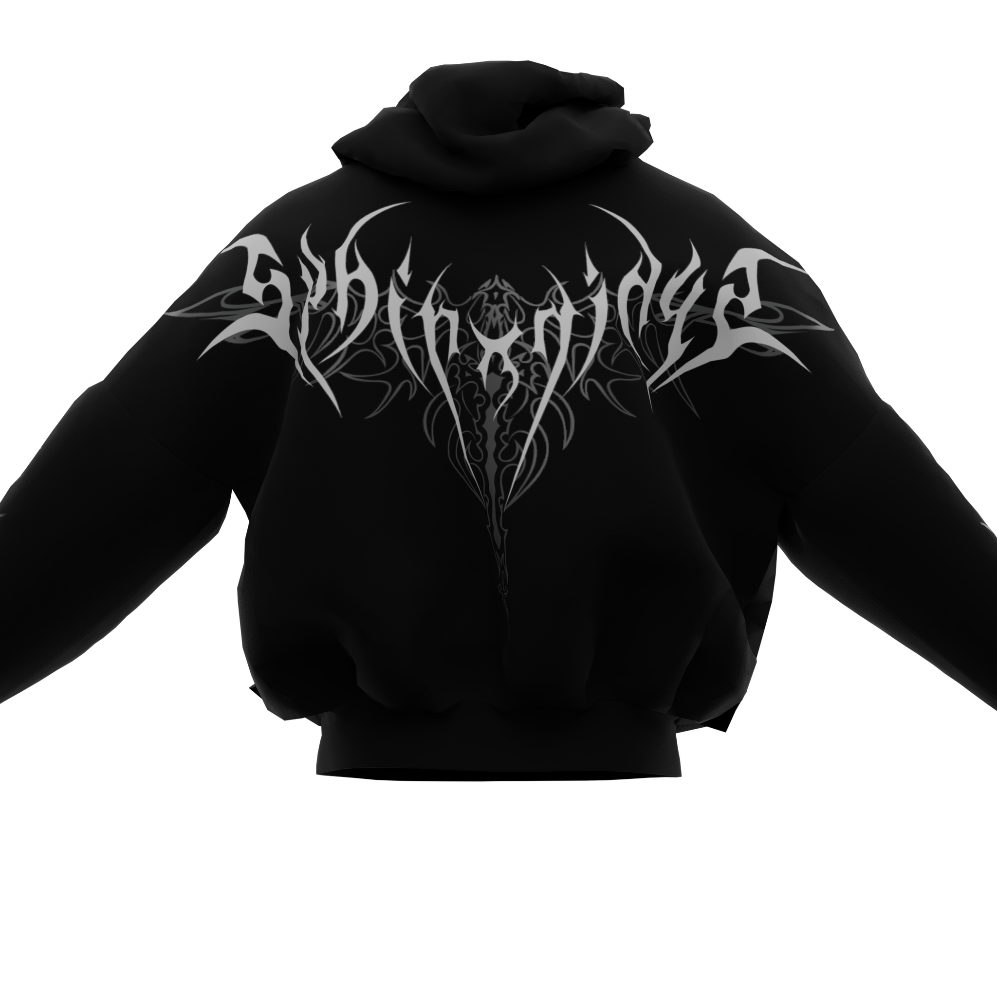 VOID Oversized Hoodie [Black]