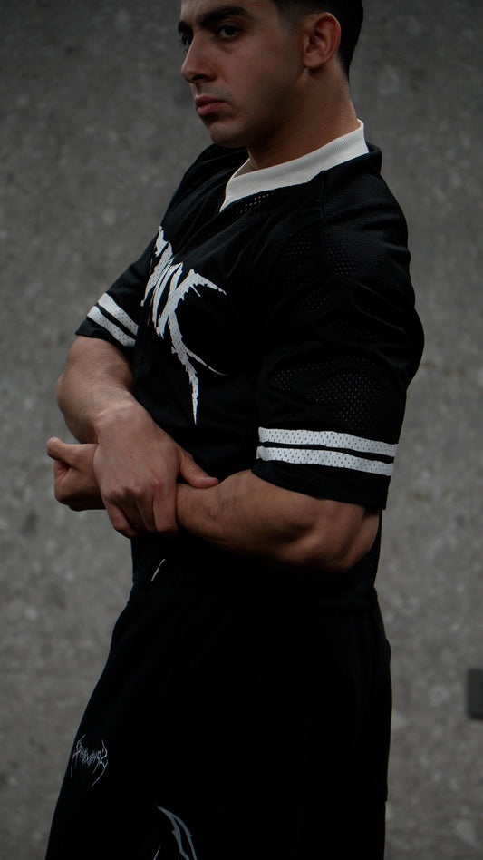 Corpse. Cropped Oversized Jersey - Black Sphinx Fit 