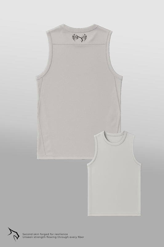 Voidskin Sleeveless Compression - Off White Sphinx Fit 
